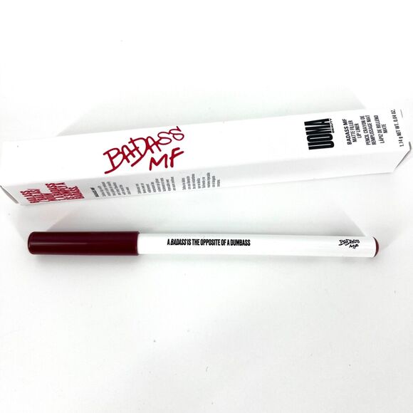 Uoma Beauty Badass MF Matte Filler Lip Liner Ross 1.14 g .04 oz Full Size NIB - Picture 2 of 3